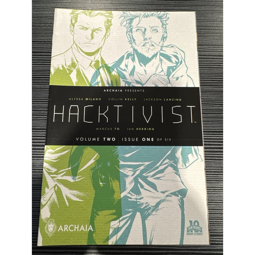 Hacktivist Vol. 2 #1 BOOM! Studios 2015 Alyssa Milano, Marcus To Comic Book